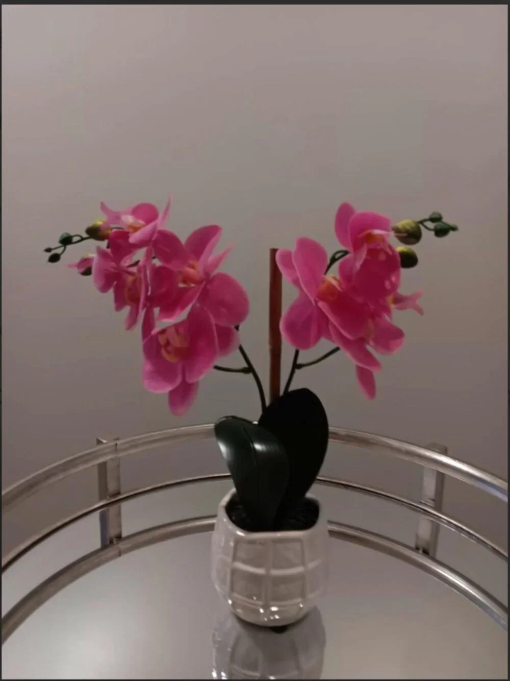 Pink Faux Orchid